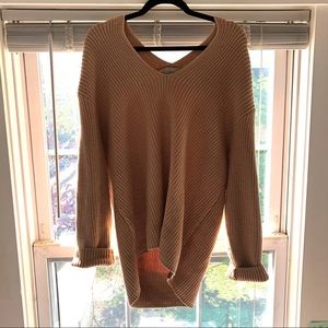 Urban Outfitters oversized pink sweater